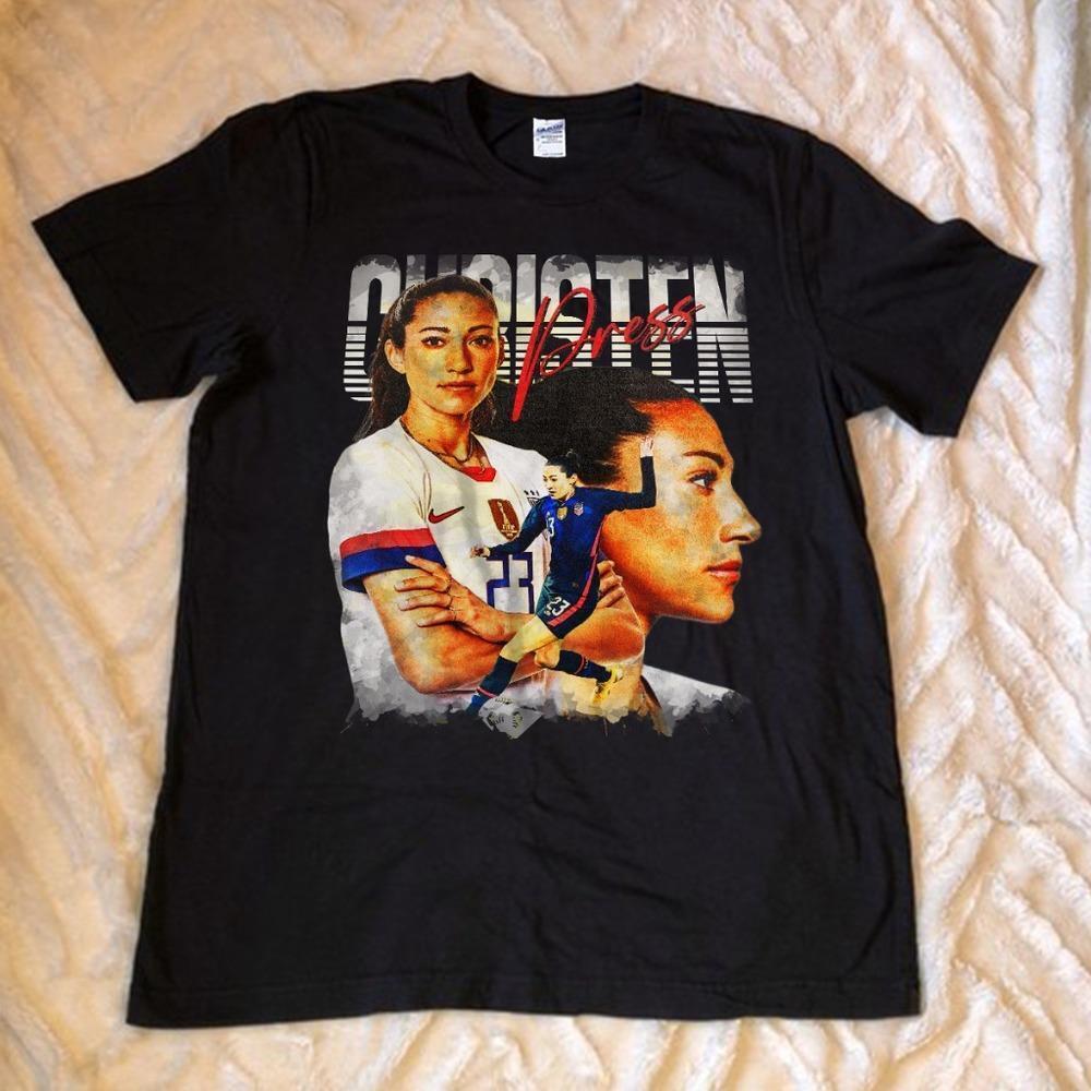 Christen Press - Soccer - Unisex Black T-Shirt